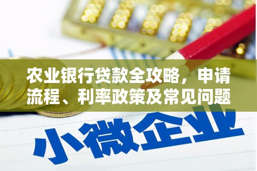 镇赉农业银行贷款全攻略，申请流程、利率政策及常见问题解析