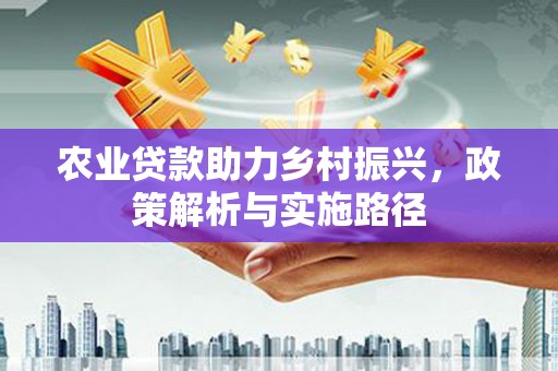 镇赉农业贷款助力乡村振兴，政策解析与实施路径