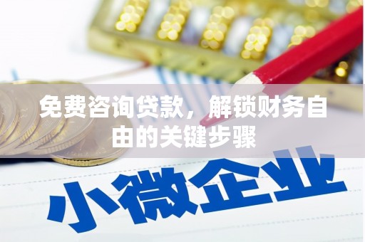 镇赉免费咨询贷款，解锁财务自由的关键步骤