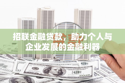 镇赉招联金融贷款，助力个人与企业发展的金融利器