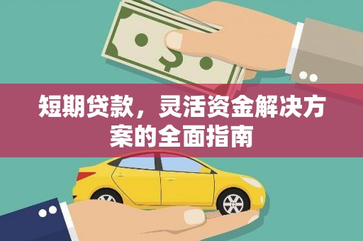 镇赉短期贷款，灵活资金解决方案的全面指南