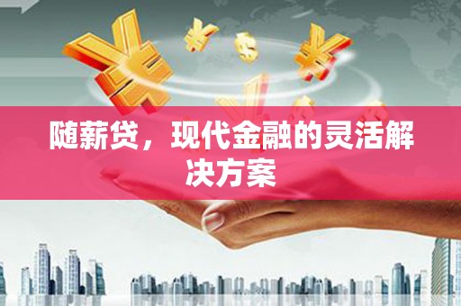 镇赉随薪贷，现代金融的灵活解决方案