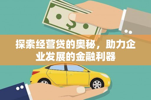 镇赉探索经营贷的奥秘，助力企业发展的金融利器