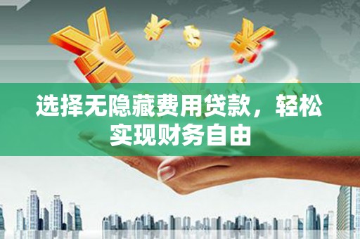 镇赉选择无隐藏费用贷款，轻松实现财务自由
