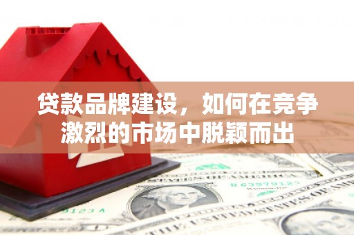 镇赉贷款品牌建设，如何在竞争激烈的市场中脱颖而出