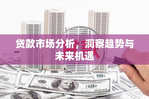 镇赉贷款市场分析，洞察趋势与未来机遇