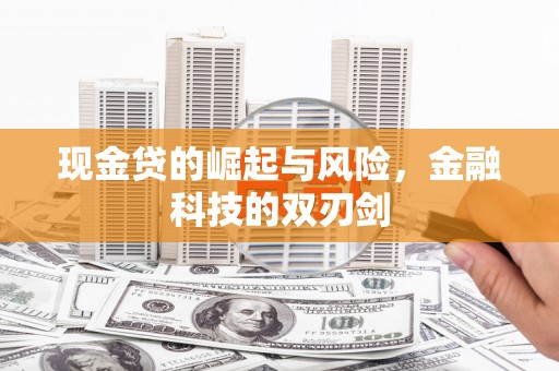 镇赉现金贷的崛起与风险，金融科技的双刃剑