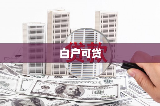 镇赉白户可贷