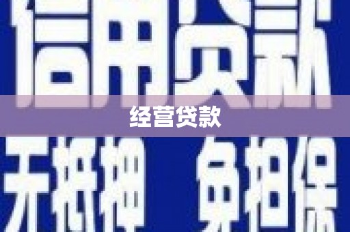 镇赉经营贷款