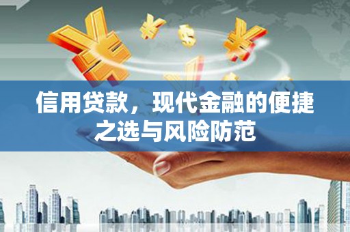 镇赉信用贷款，现代金融的便捷之选与风险防范