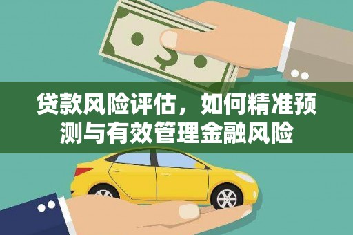 镇赉贷款风险评估，如何精准预测与有效管理金融风险
