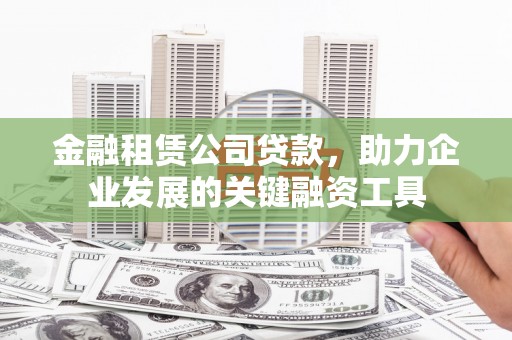 镇赉金融租赁公司贷款，助力企业发展的关键融资工具