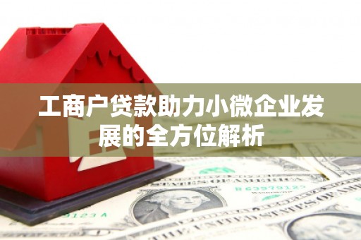 镇赉工商户贷款助力小微企业发展的全方位解析