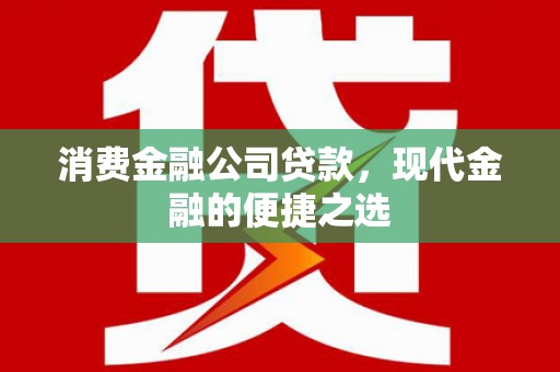 镇赉消费金融公司贷款，现代金融的便捷之选
