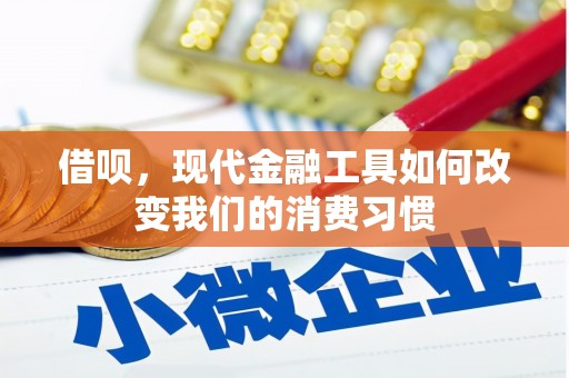 镇赉借呗，现代金融工具如何改变我们的消费习惯