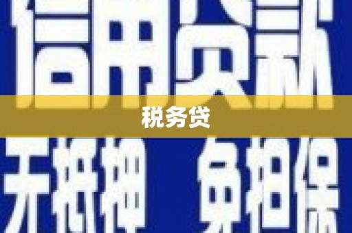 镇赉税务贷