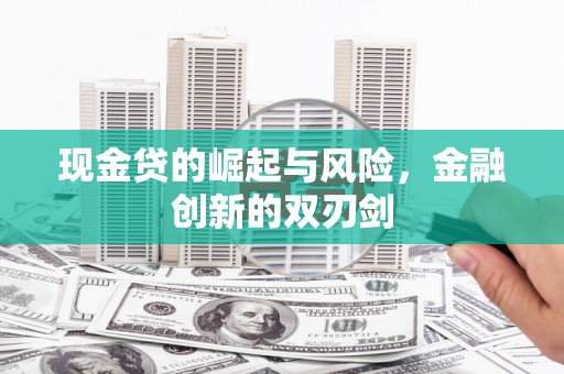 镇赉现金贷的崛起与风险，金融创新的双刃剑