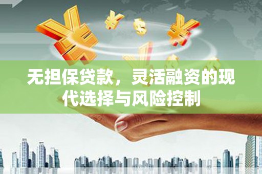 镇赉无担保贷款，灵活融资的现代选择与风险控制