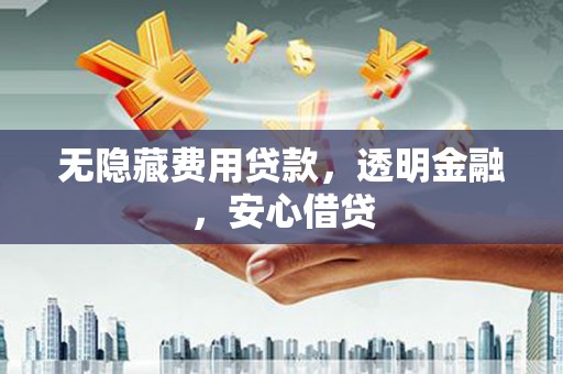 镇赉无隐藏费用贷款，透明金融，安心借贷