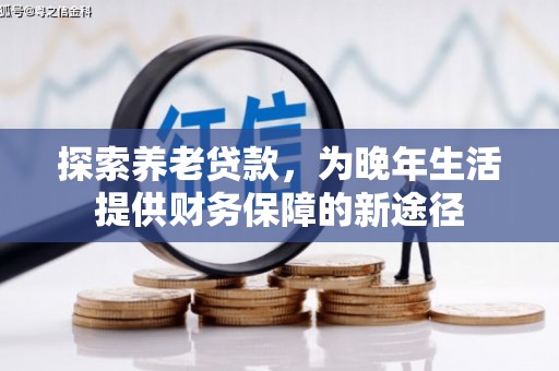 镇赉探索养老贷款，为晚年生活提供财务保障的新途径
