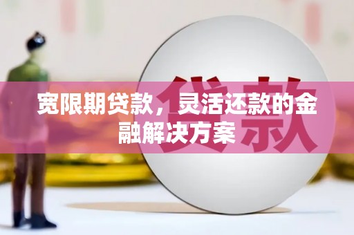 镇赉宽限期贷款，灵活还款的金融解决方案