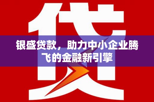 镇赉银盛贷款，助力中小企业腾飞的金融新引擎
