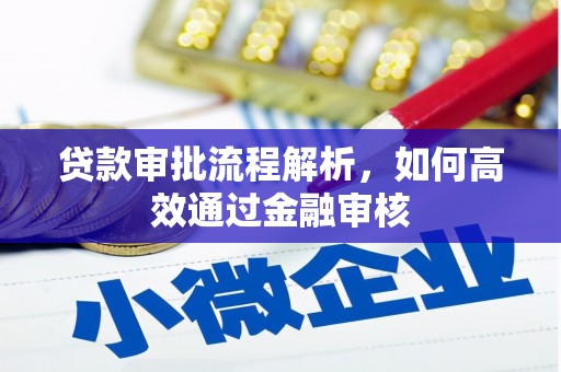 镇赉贷款审批流程解析，如何高效通过金融审核
