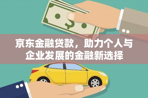 镇赉京东金融贷款，助力个人与企业发展的金融新选择
