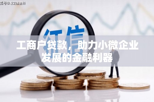 镇赉工商户贷款，助力小微企业发展的金融利器