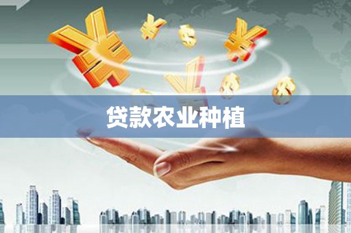 镇赉贷款农业种植
