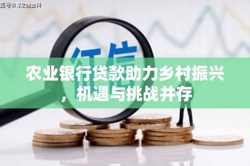 镇赉农业银行贷款助力乡村振兴，机遇与挑战并存
