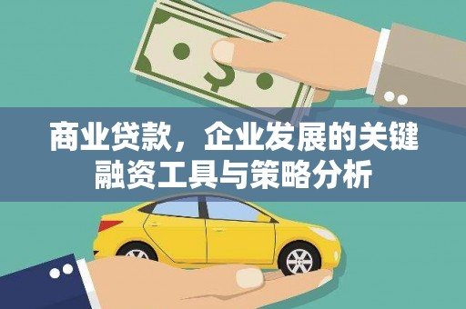 镇赉商业贷款，企业发展的关键融资工具与策略分析