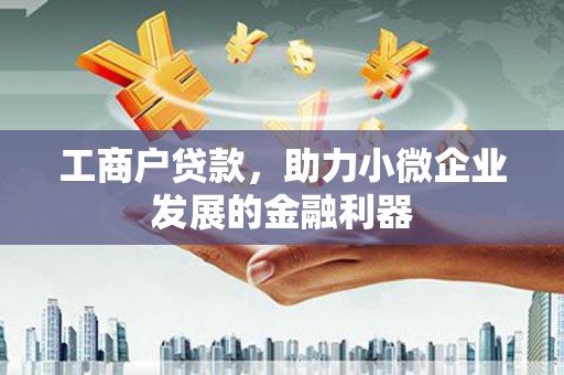 镇赉工商户贷款，助力小微企业发展的金融利器