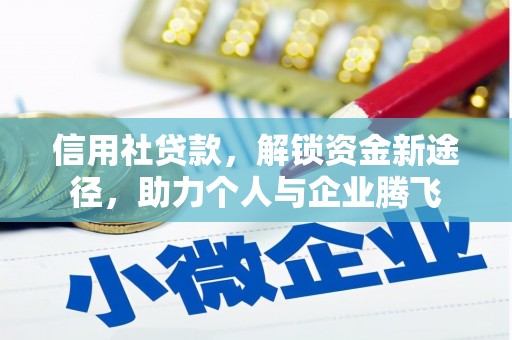 镇赉信用社贷款，解锁资金新途径，助力个人与企业腾飞