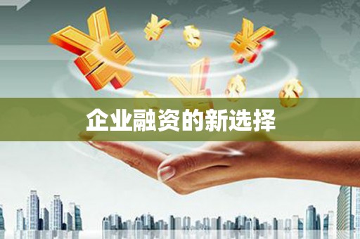 镇赉企业融资的新选择