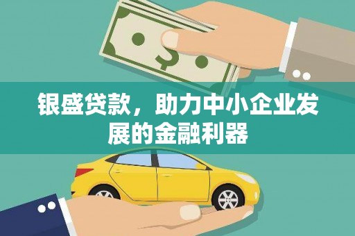 镇赉银盛贷款，助力中小企业发展的金融利器