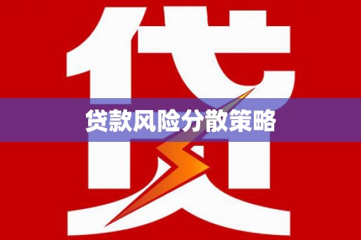 镇赉贷款风险分散策略