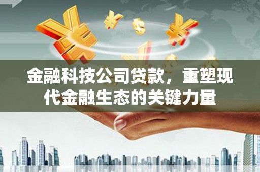 镇赉金融科技公司贷款，重塑现代金融生态的关键力量