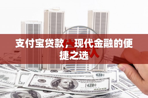 镇赉支付宝贷款，现代金融的便捷之选